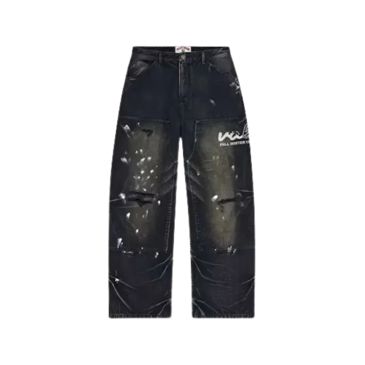 Calça Vale Lives Forever Daily Work Pants Painted Black