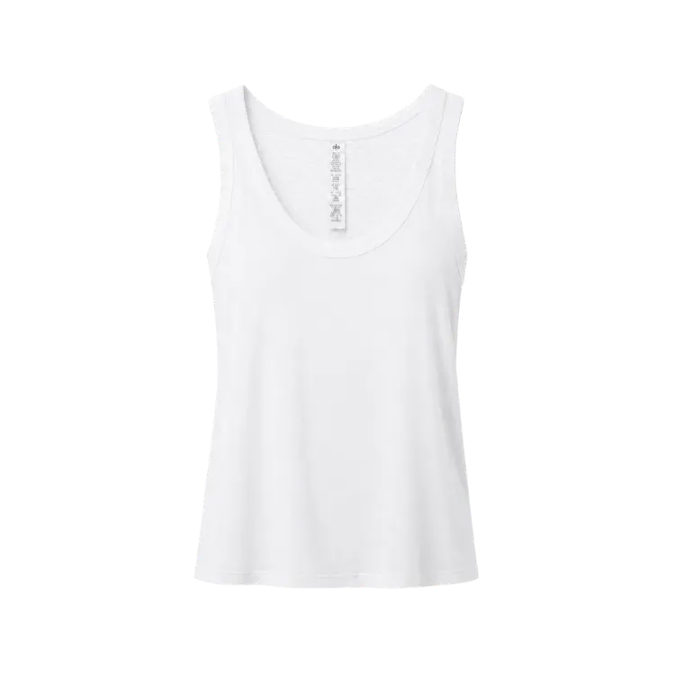 Camiseta Alo Yoga Timeless Tank White - Droper