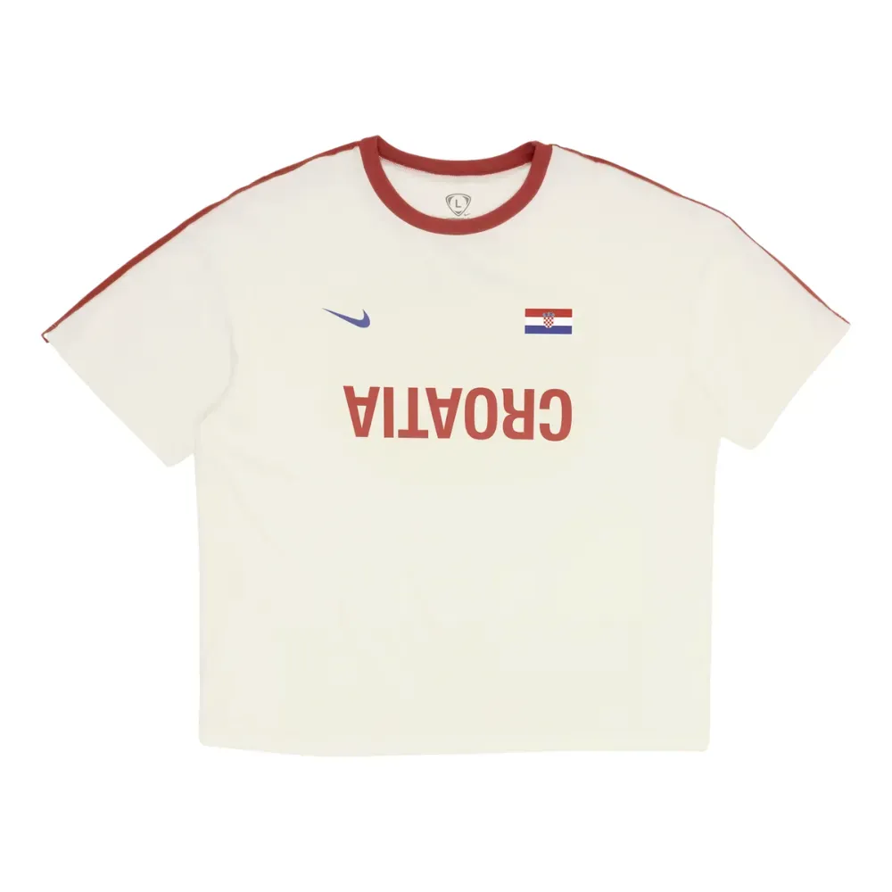 Cactus Jack x Nike Camiseta Croatia Total 90 White - Droper