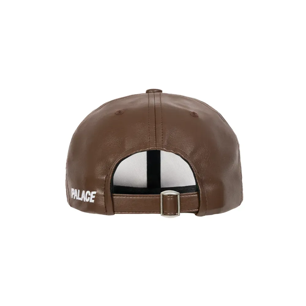 Boné Palace Faux Leather P 6-Panel Brown - Droper