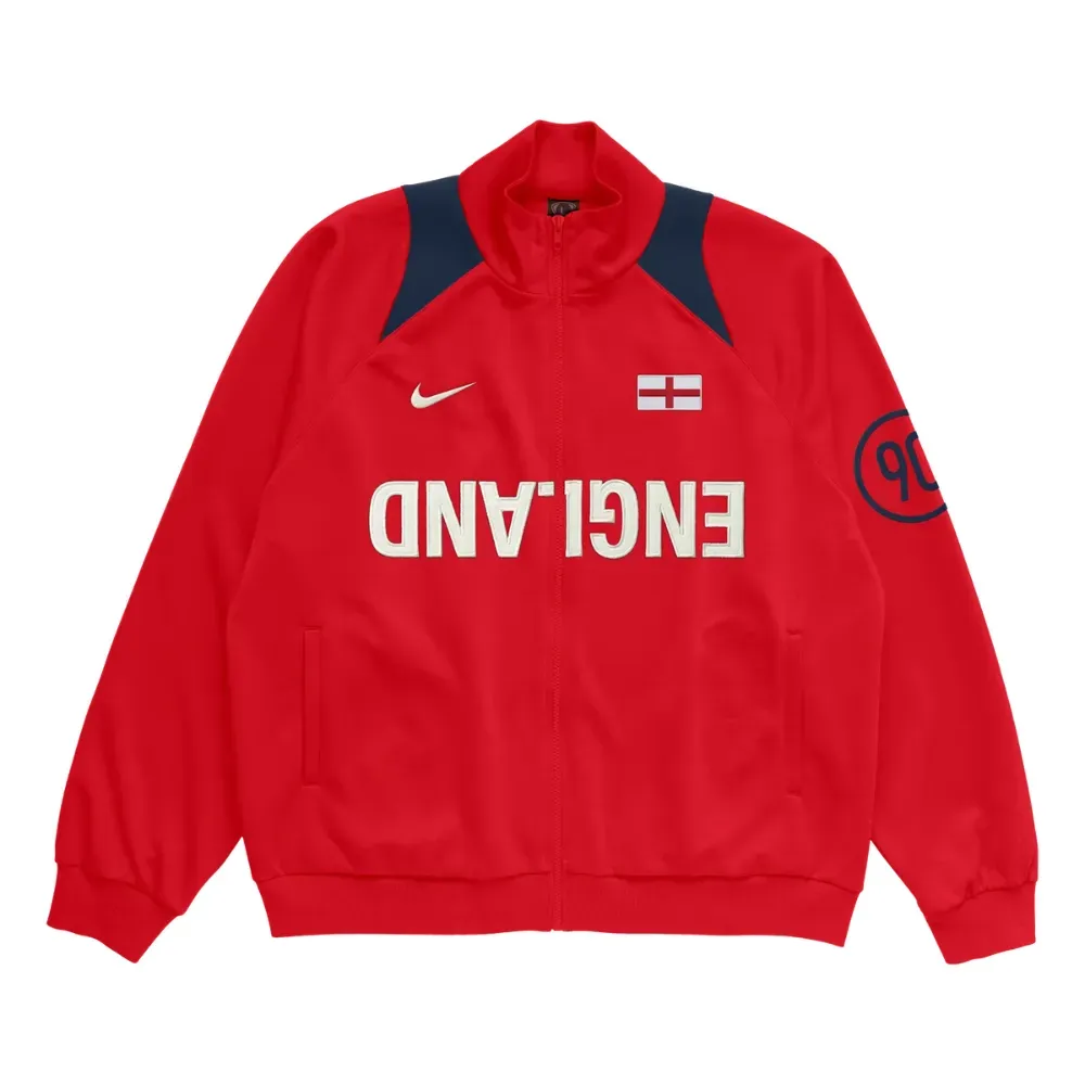 Cactus Jack x Nike Jaqueta England Total 90 Anthem Red - Droper