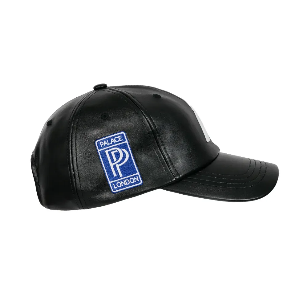 Boné Palace Faux Leather P 6-Panel Black - Droper