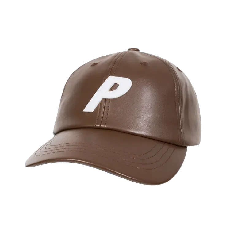 Boné Palace Faux Leather P 6-Panel Brown - Droper