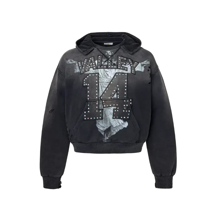 Moletom Vale Lives Forever Jesus Pullover Black