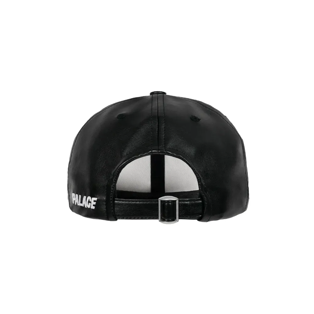 Boné Palace Faux Leather P 6-Panel Black - Droper