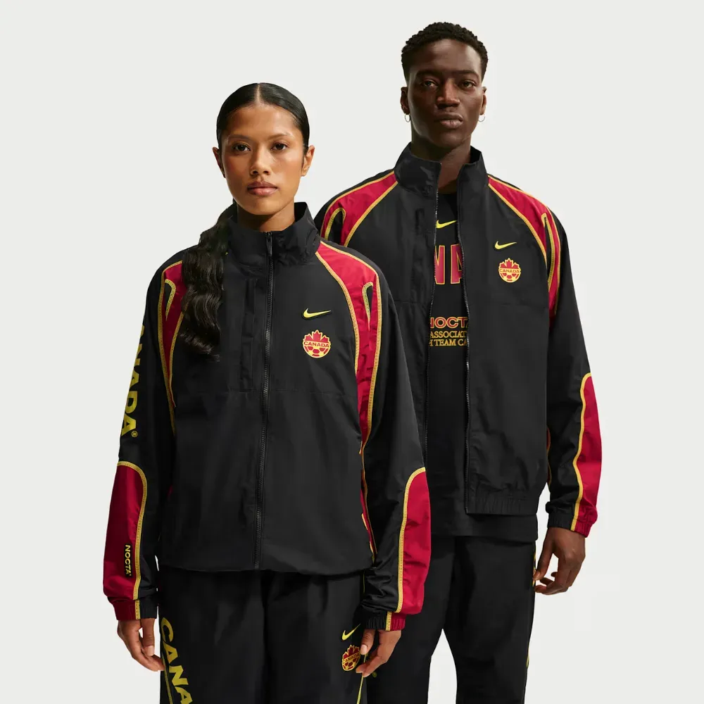 NIKEnoctaジャージ Canada x NOCTA x Nike Jaqueta Track Black Gym Red - Droper