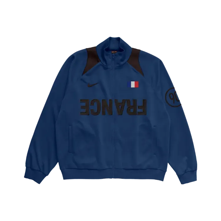 Cactus Jack x Nike Jaqueta France Total 90 Anthem Blue - Droper