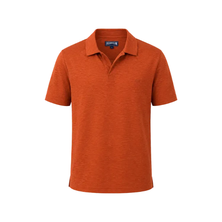 Camiseta Polo Vilebrequin Pyramid E9000 Tomette
