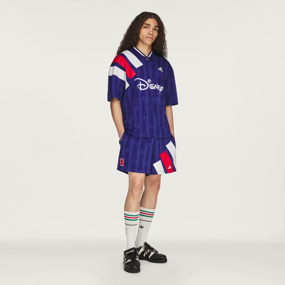 Brain Dead x Disney x adidas Camiseta Football Jersey Victory Blue