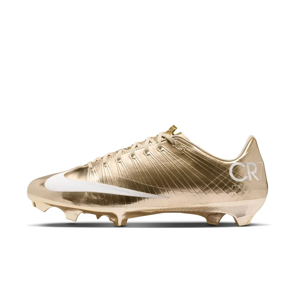 シューズ Ronaldo Nike Mercurial Superfly CR7 x Nike Chuteira Mercurial Superfly 1 RGN FG SE Metallic Gold