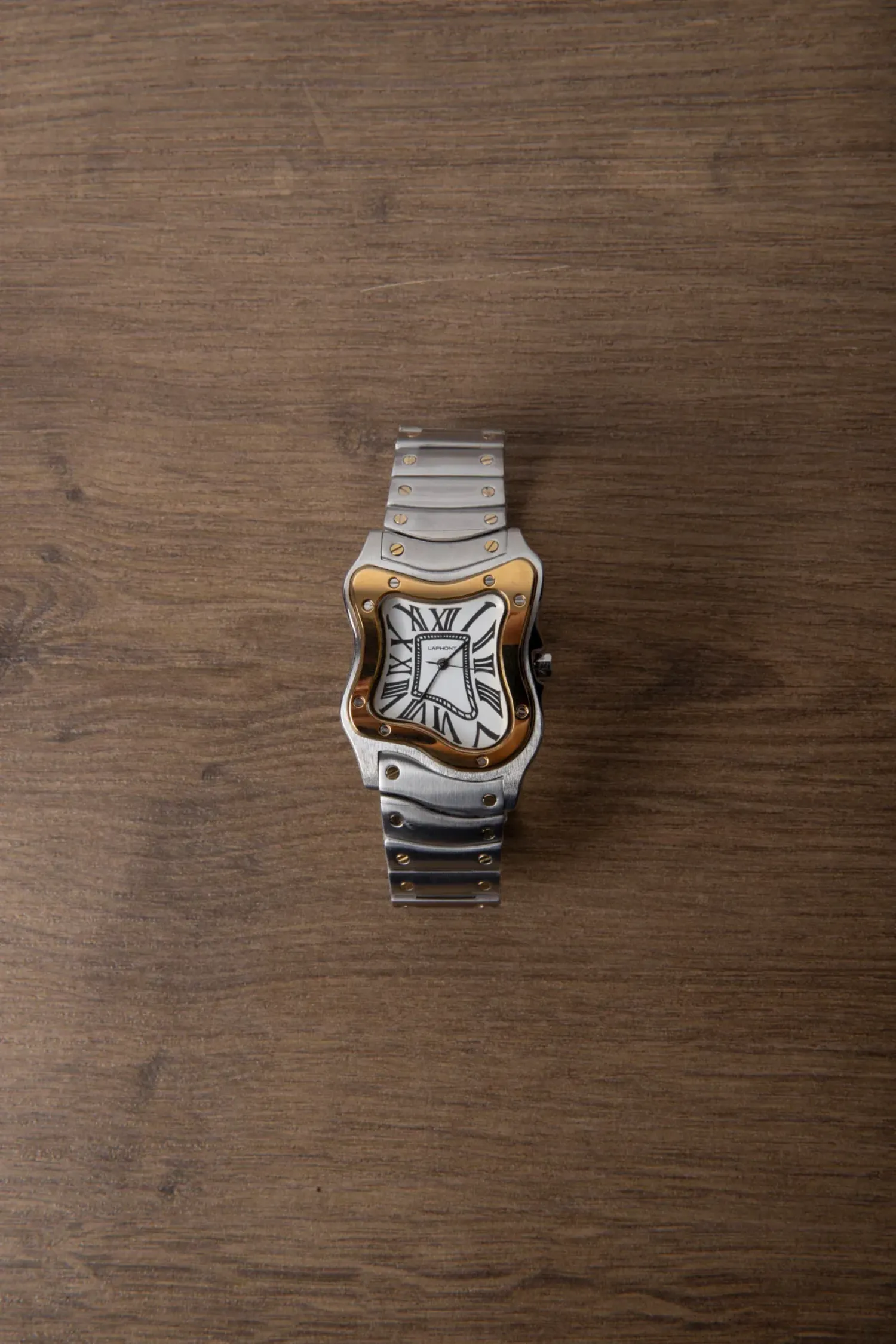 Relógio Laphont Laurent Large Two-Tone Dial White