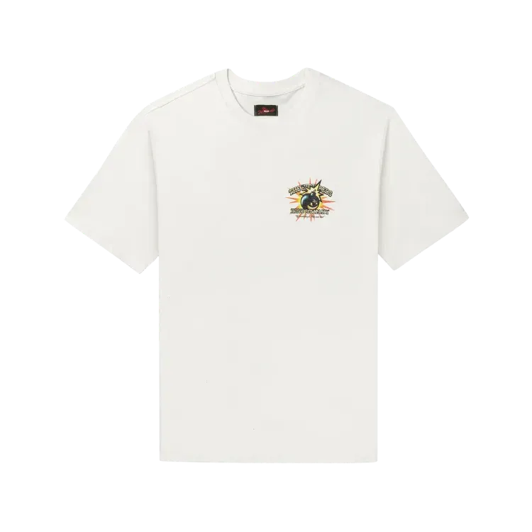 The Hundreds x High Company Adam Bomb Beach White - Droper