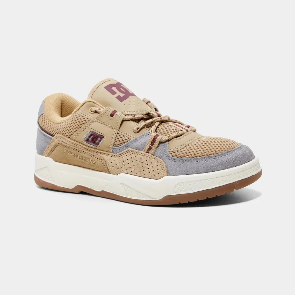 エンティティー&ターボX DC Shoes Construct Imp Tan Grey Off White - Droper
