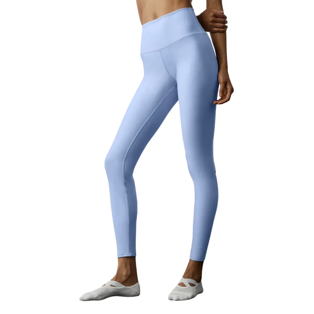 Calça Legging Alo Yoga 7/8 High-Waist Airlift Provence Blue - Droper