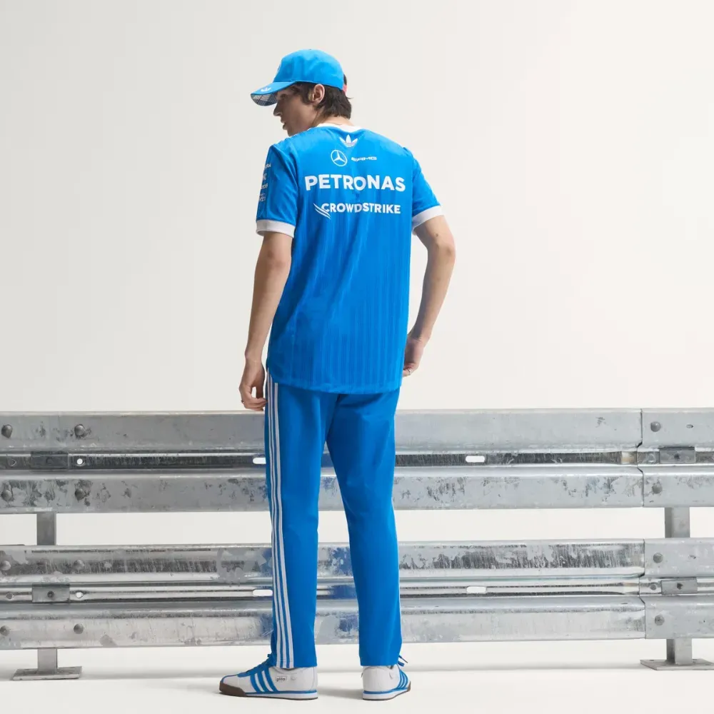 Mercedes AMG Petronas F1 x adidas Camiseta Piloto Team Blue foto 1