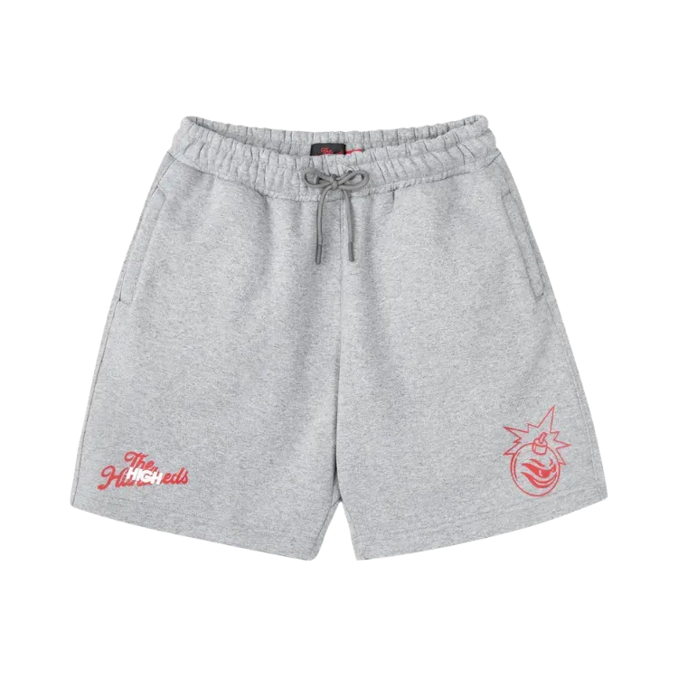 The Hundreds x High Company Sweatshorts Grey - Droper