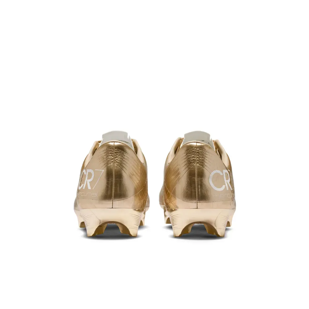 CR7 x Nike Chuteira Mercurial Superfly 1 RGN FG SE Metallic Gold