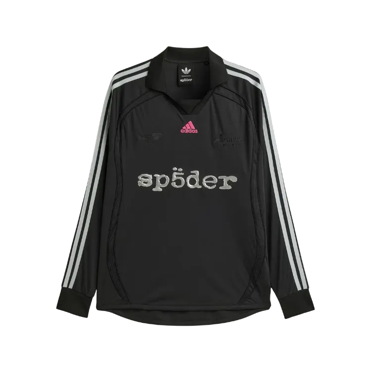 Sp5der x adidas Camisa Manga Longa Black