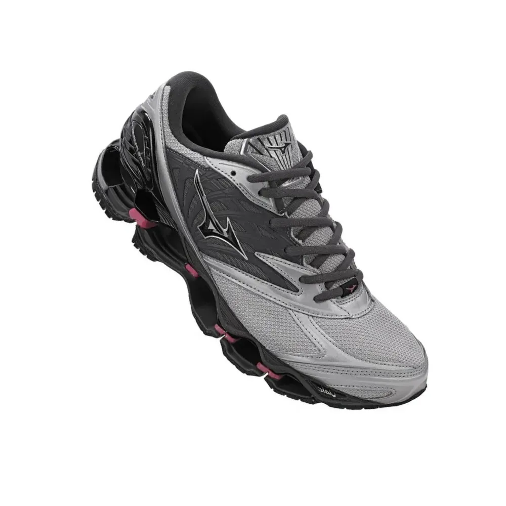 Mizuno Wave Prophecy LS Harbor Mist Black Fuchsia Purple - Droper