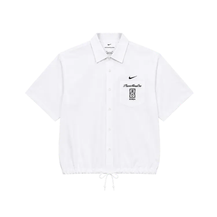 PEACEMINUSONE x South Korea x Nike Camisa Short Sleeve White - Droper