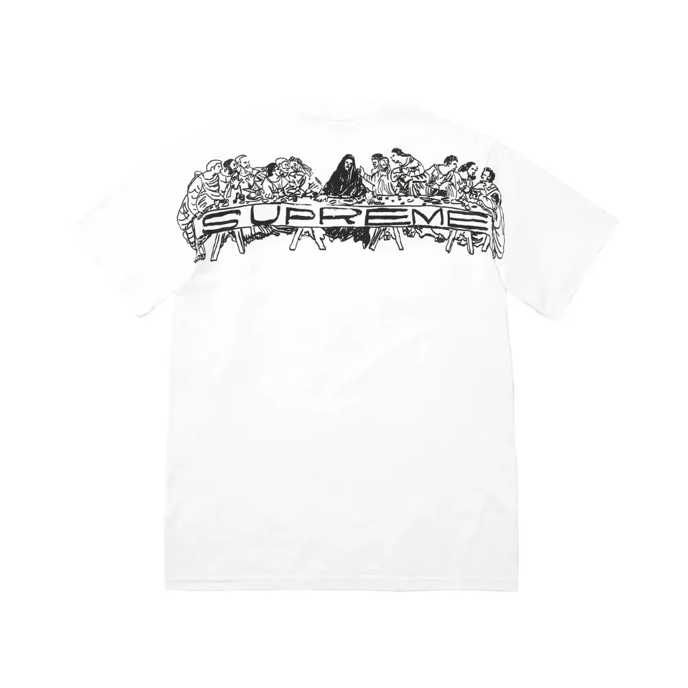 Supreme Supper Tシャツ ホワイト Camiseta Supreme Supper White SS26-W18 - Droper
