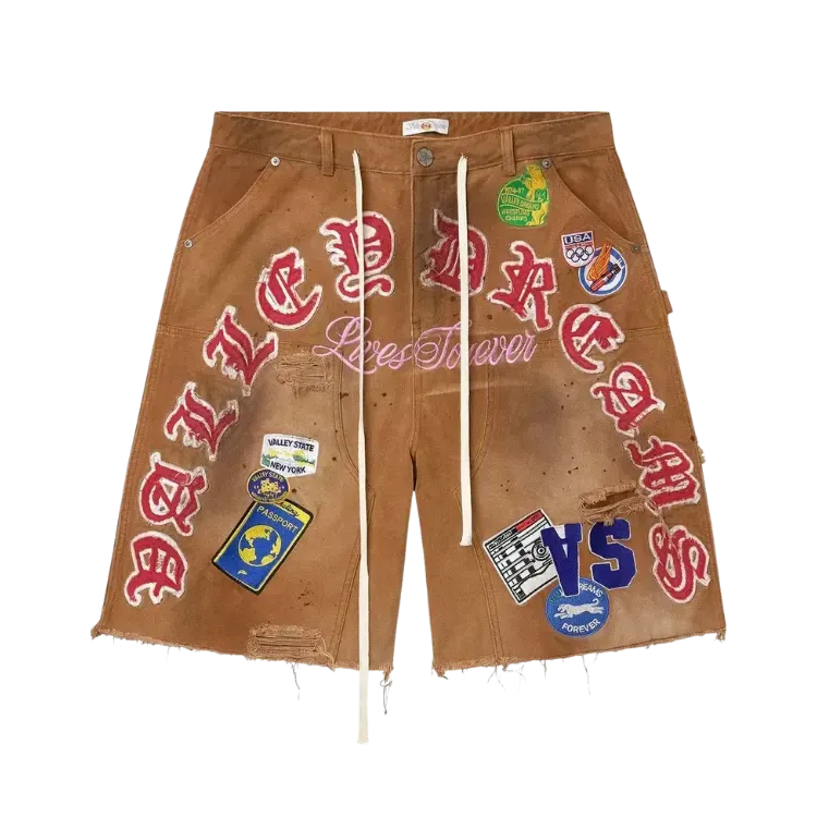 Bermuda Vale Lives Forever Workshop Jeans Brown