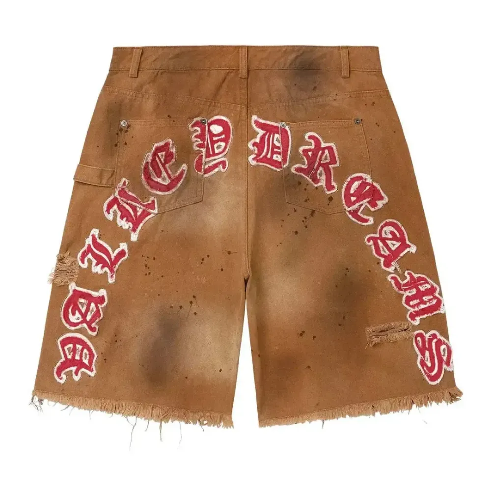 Bermuda Vale Lives Forever Workshop Jeans Brown foto 1