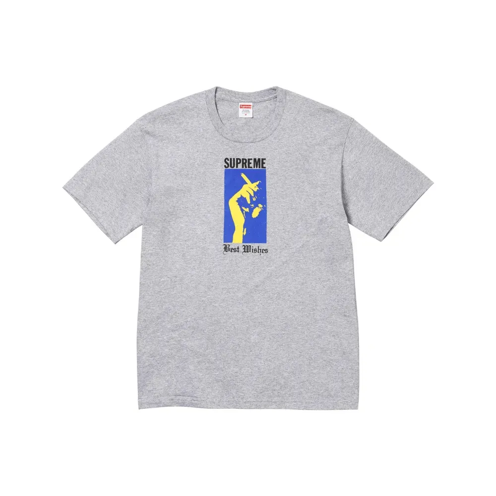 Camiseta Supreme Wish Heather Grey SS26-W18 - Droper