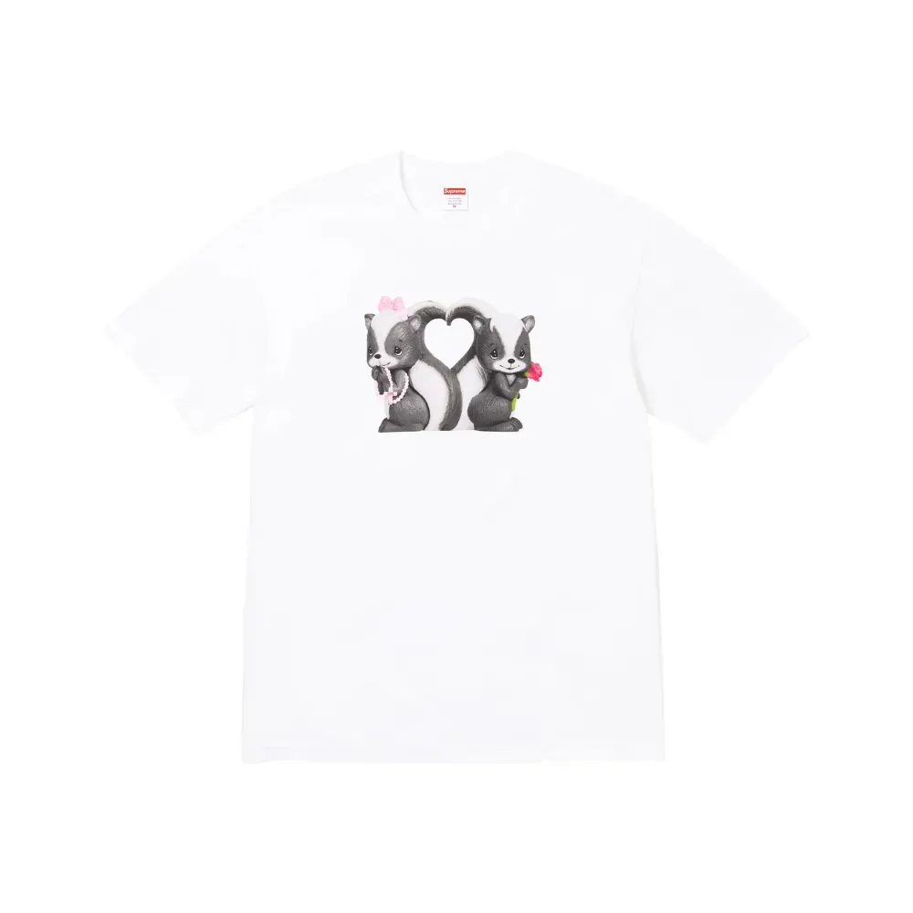 Camiseta Supreme Skunk Tee White SS26-W18 - Droper