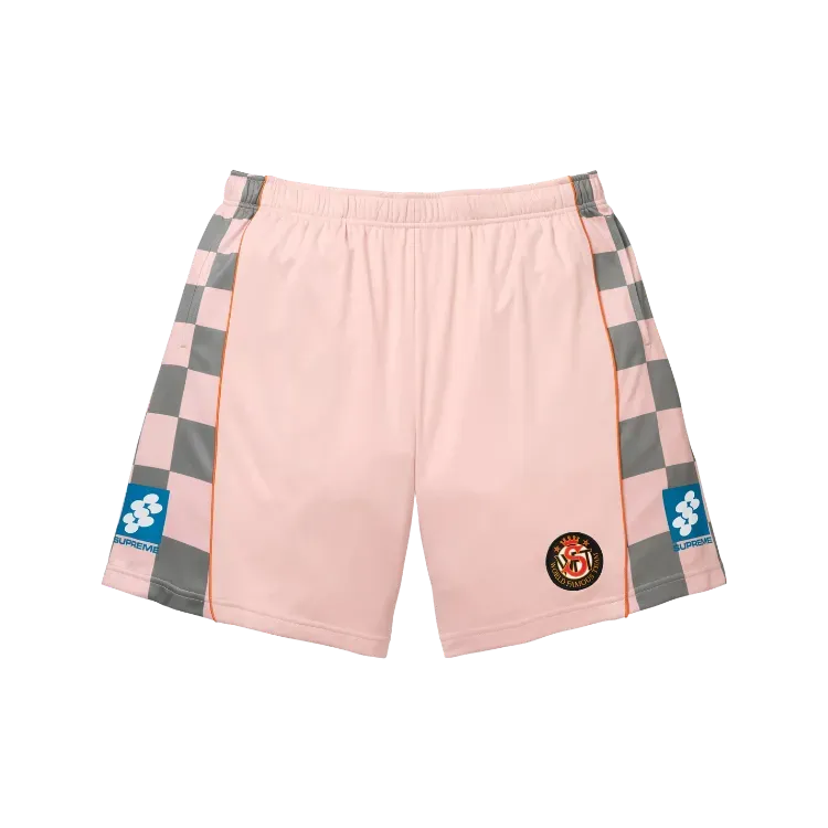 Bermuda Supreme Checkerboard Soccer Short Pink SS26-W18