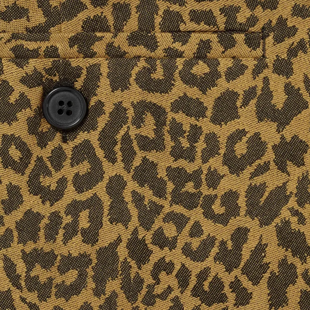 Calça Supreme Leopard Wool Tan SS26-W18 - Droper