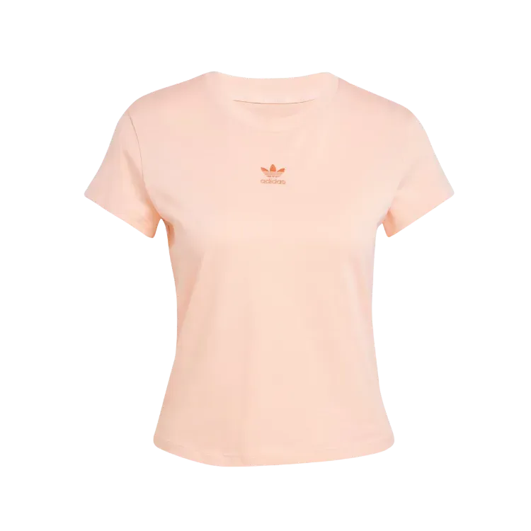 Camiseta adidas Essentials Slim Pink
