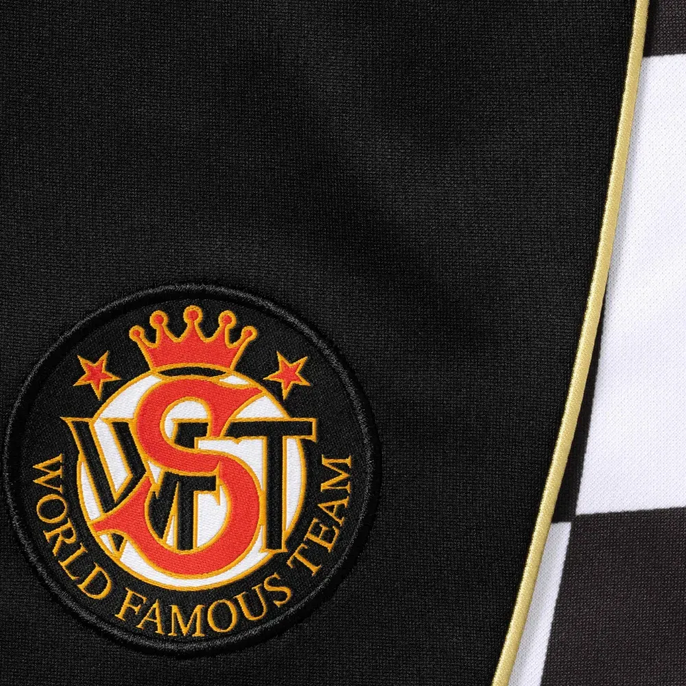 Bermuda Supreme Checkerboard Soccer Short Black SS26-W18 - Droper
