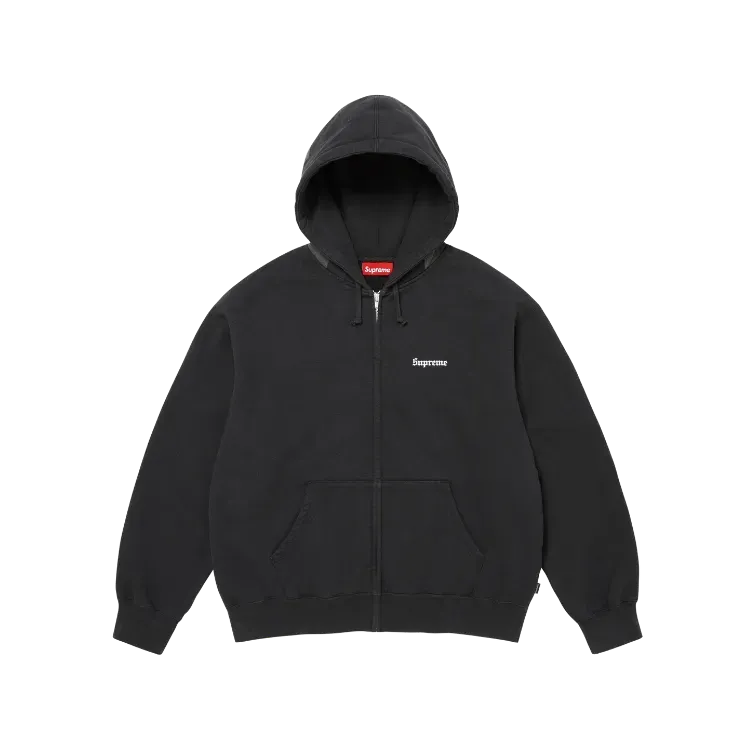 Air Jordan x Supreme Jaqueta Hooded Leather Black SS26-W15 - Droper