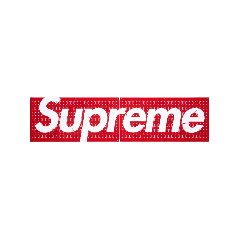Wall Control x Supreme Painel Pegboard Red (Set of 2) SS26-W18