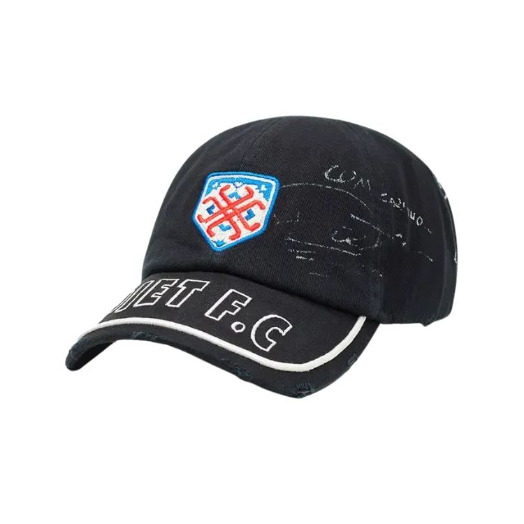 Fiji x Supreme Boné 6-Panel Black SS26-W18 - Droper