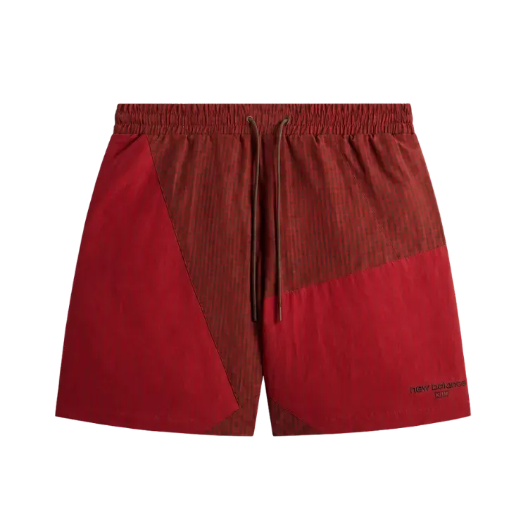 Kith x New Balance Short Poplin Mix Madison Biking Red