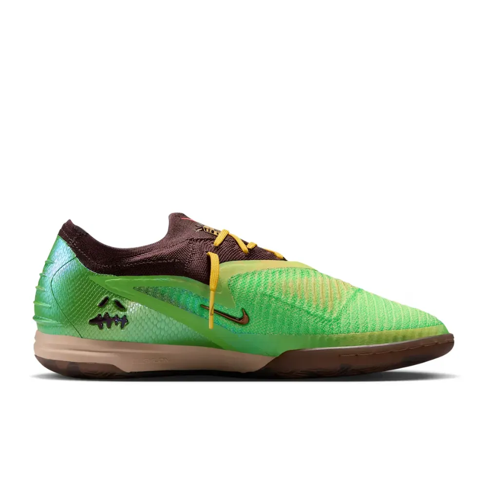 Cactus Jack x Nike Chuteira Phantom 6 Low Indoor Earth Metallic