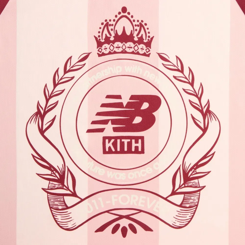 Kith x New Balance Camiseta Mesh Kayce Jersey Dusty Lilac foto 2