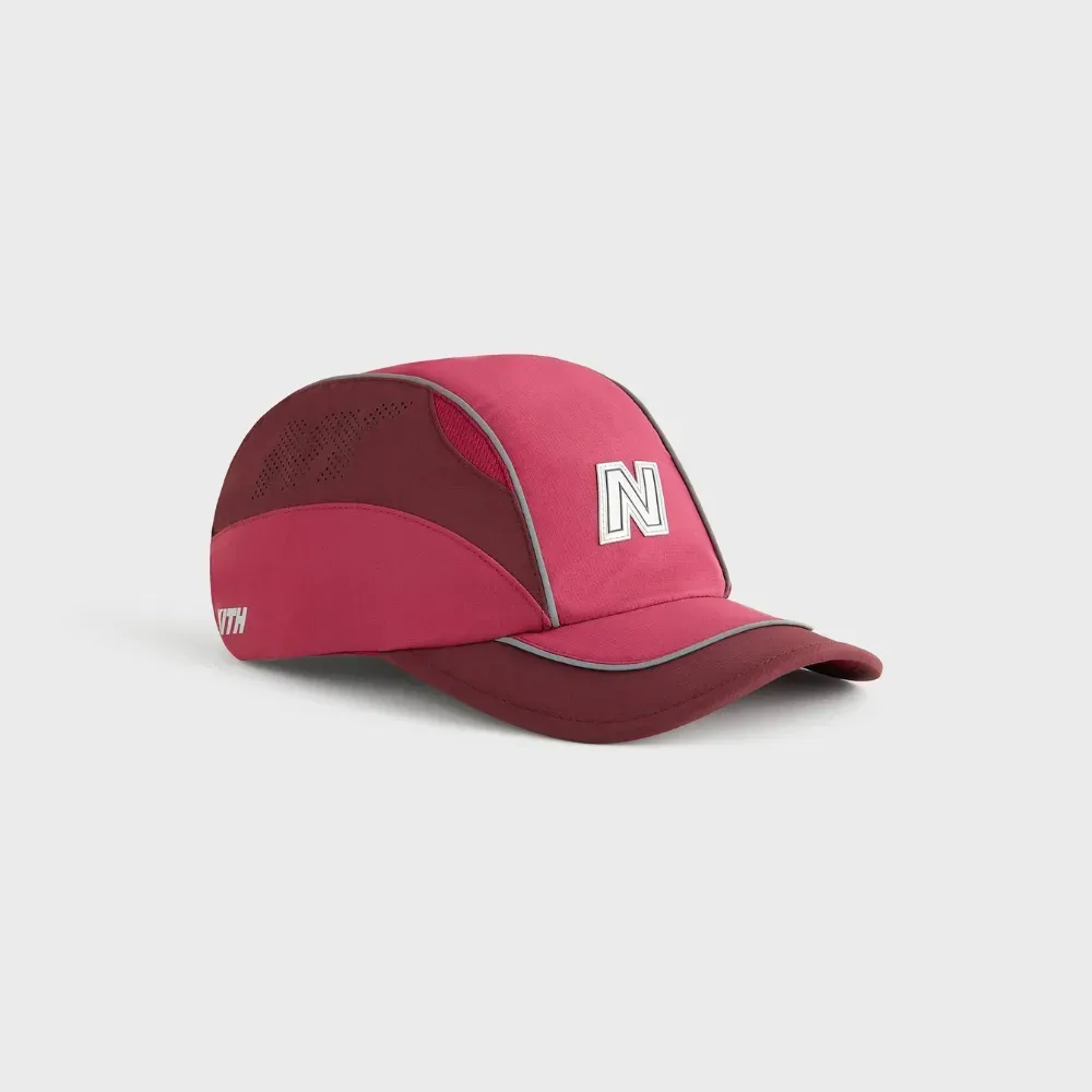 Kith x New Balance Mixed Tech Griffey Runner Cap Red foto 2