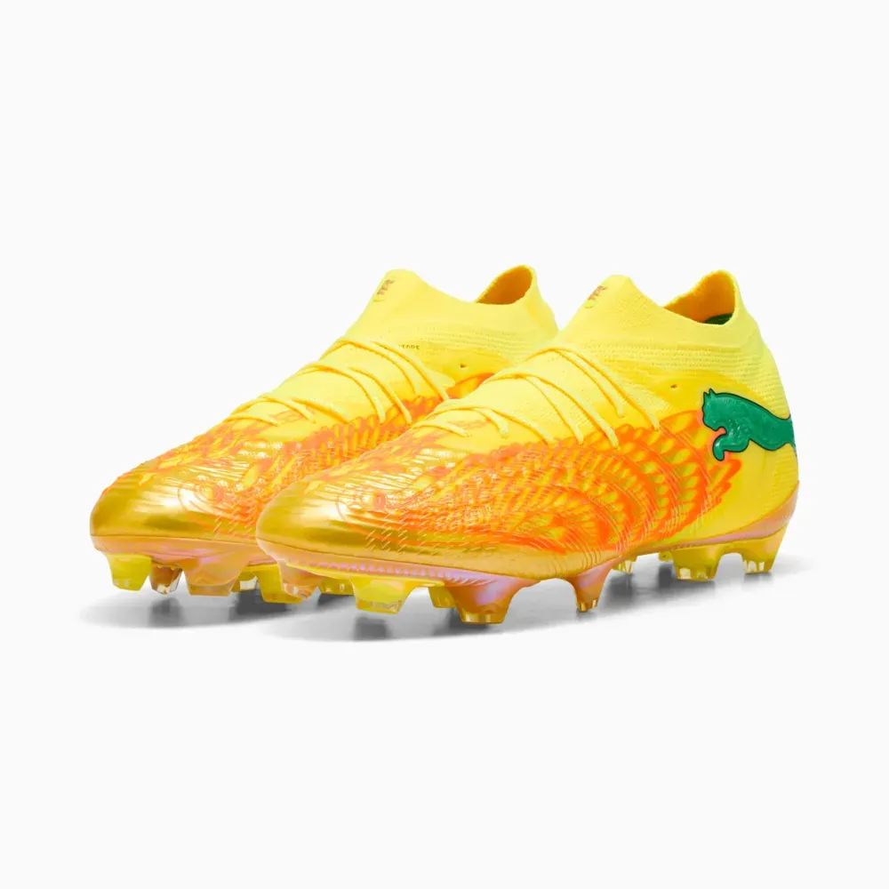 Neymar Jr. x KidSuper x Puma Chuteira Future 9 Ultimate Lemon