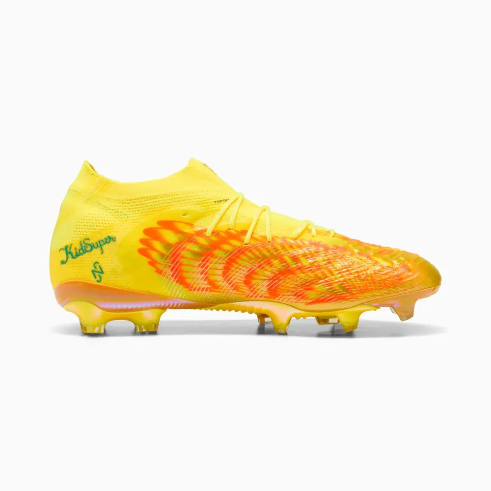 Neymar Jr. x KidSuper x Puma Chuteira Future 9 Ultimate Lemon