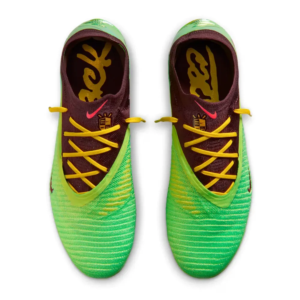Cactus Jack x Nike Chuteira Phantom 6 Low Elite FG Earth Metallic