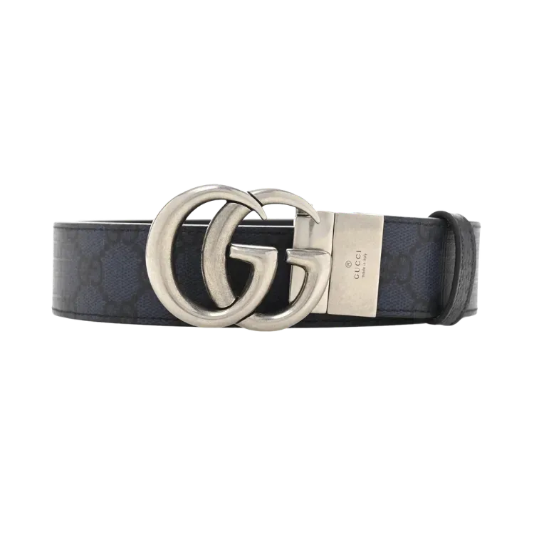 Cinto Gucci GG Supreme Monogram Plutone Black