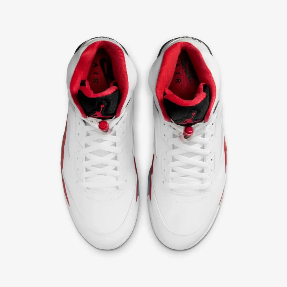Air Jordan 5 Retro Fire Red Black Tongue 2025 - Droper