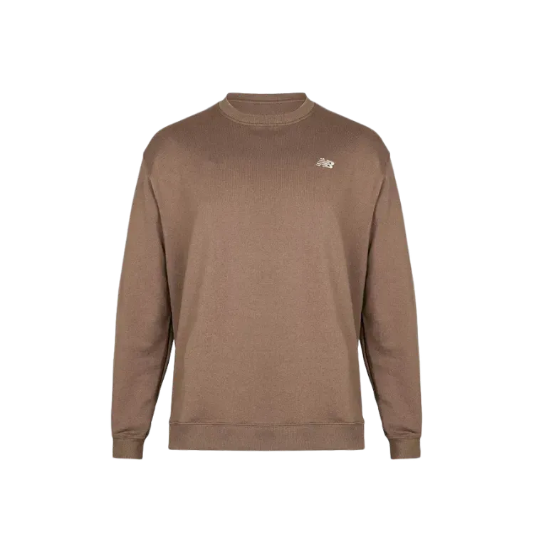 Moletom New Balance Small Logo Crewneck Brown