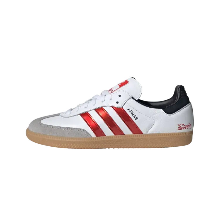 Coca Cola x adidas Samba OG Cloud White Red