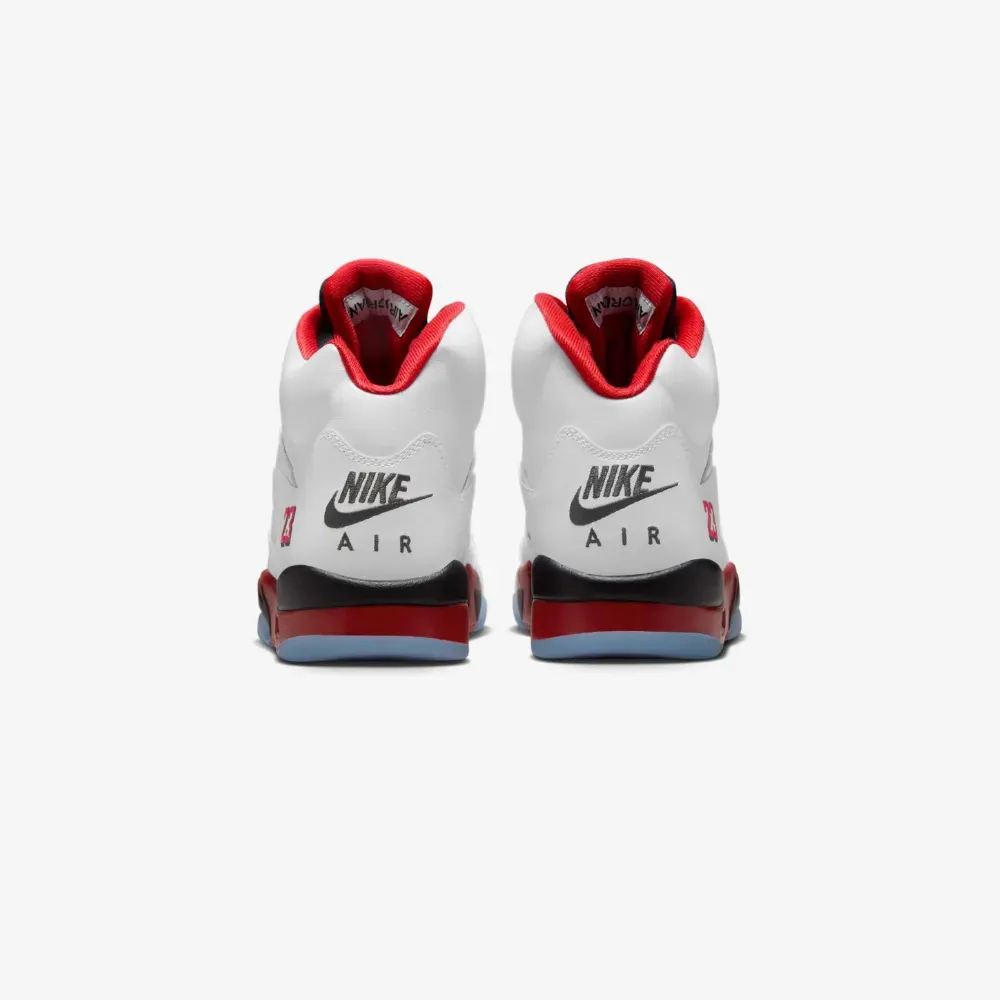 Air Jordan 5 Retro Fire Red Black Tongue 2025 - Droper