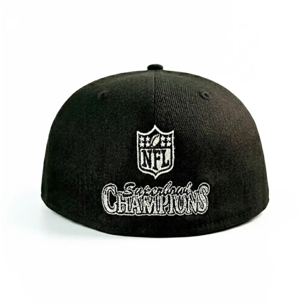 Boné New Era 59FIFTY Raiders Super Bowl XVIII Champions Black - Droper