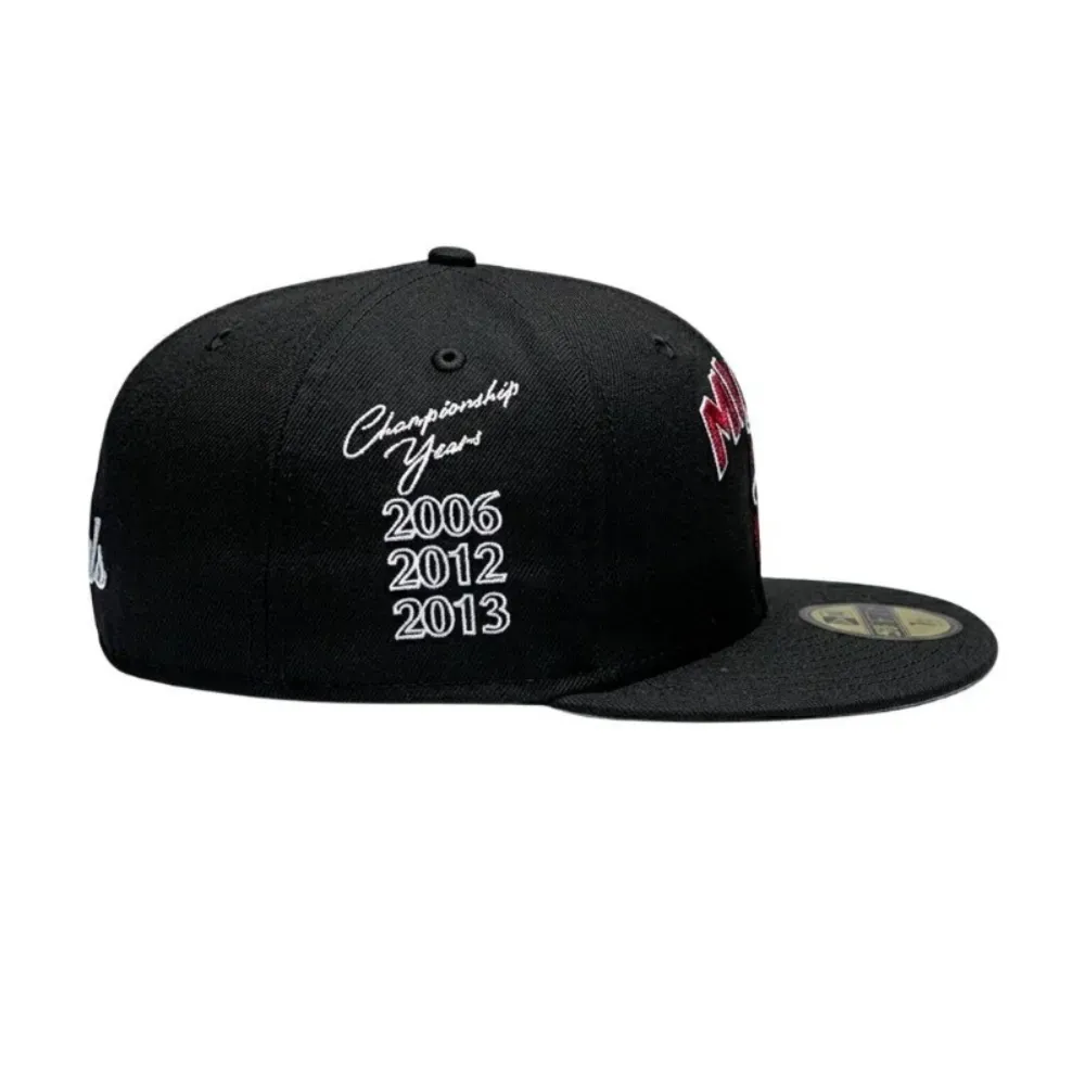 Boné New Era 59FIFTY Fitted NBA Miami Heat Fan Black foto 1